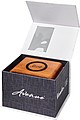 Wooden speaker with wireless charging pad