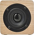 Wooden speaker with wireless technology and 3W speaker.