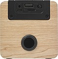 Wooden speaker with wireless technology and 3W speaker.