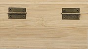 wooden tea box with glass lid