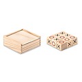 Wooden tic tac toe
