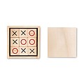 Wooden tic tac toe