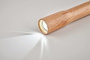 Wooden torch with COB light