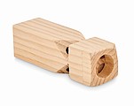 Wooden train whistle