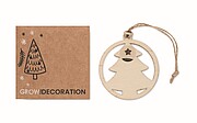 Wooden tree shaped decoration