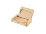 Wooden USB in a wooden box