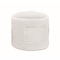 Wristband in polycotton, white