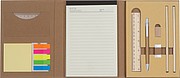 Writing case with cardboard