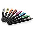 X3 black smooth touch pen, transparent