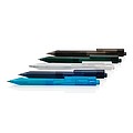 X9 frosted pen with silicone grip, black