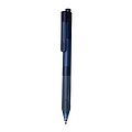 X9 frosted pen with silicone grip, navy