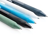 X9 solid pen with silicone grip, black