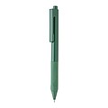 X9 solid pen with silicone grip, green