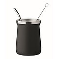 Yerba mate tea cup, black