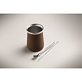 Yerba mate tea cup, brown