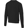 Yukon unisex interlock sports crewneck sweater, solid black