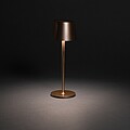 Zenic RCS recycled plastic USB re-chargable table lamp, bronze