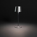 Zenic RCS recycled plastic USB re-chargable table lamp, silver