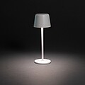 Zenic RCS recycled plastic USB re-chargable table lamp, white