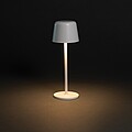 Zenic RCS recycled plastic USB re-chargable table lamp, white