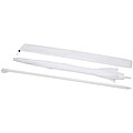 Zenith beach umbrella, white