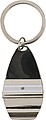 Zinc alloy keychain Aria, brown