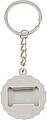 Zinc alloy keychain Finn, brown