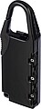 Zinc alloy numeric padlock April, black
