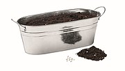 Zinc tub with 3 herbs seeds