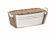 Zinc tub with 3 herbs seeds