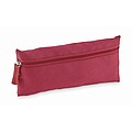 Zippered pencil case, burgundy