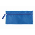 Zippered pencil case, royal blue