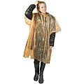 Ziva disposable rain poncho with storage pouch