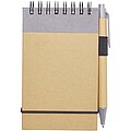 Zuse A7 recycled jotter notepad with pen, lilac