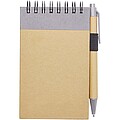 Zuse A7 recycled jotter notepad with pen, lilac
