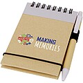Zuse A7 recycled jotter notepad with pen, lilac