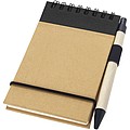 Zuse jotter with pen - black