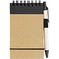 Zuse jotter with pen - black