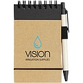 Zuse jotter with pen - black