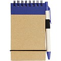 Zuse jotter with pen - blue