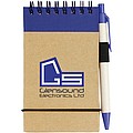 Zuse jotter with pen - blue