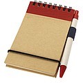 Zuse jotter with pen - red