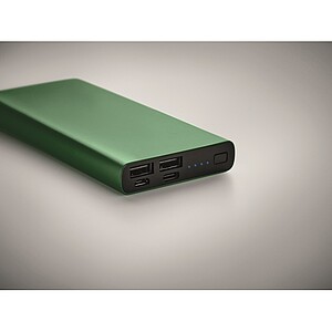 10000 mAh power bank, dark green