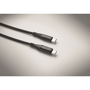 100W charging cable type-C, black
