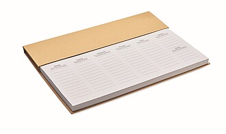 125 page weekly desk planner