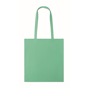 140gr/m2 cotton shopping bag, mint green