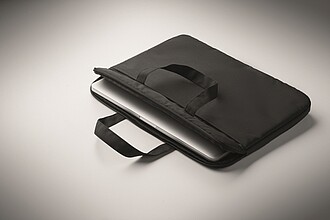 15 inch laptop bag in 300D RPET polyester