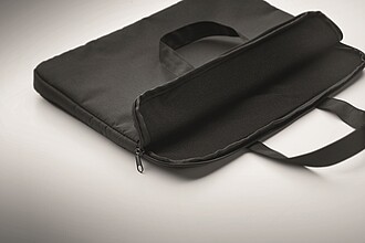 15 inch laptop bag in 300D RPET polyester