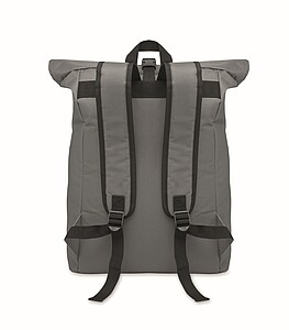 15 inch rolltop laptop backpack in 600D polyester
