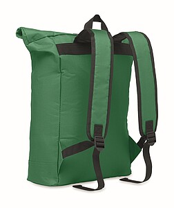 15 inch rolltop laptop backpack in 600D polyester